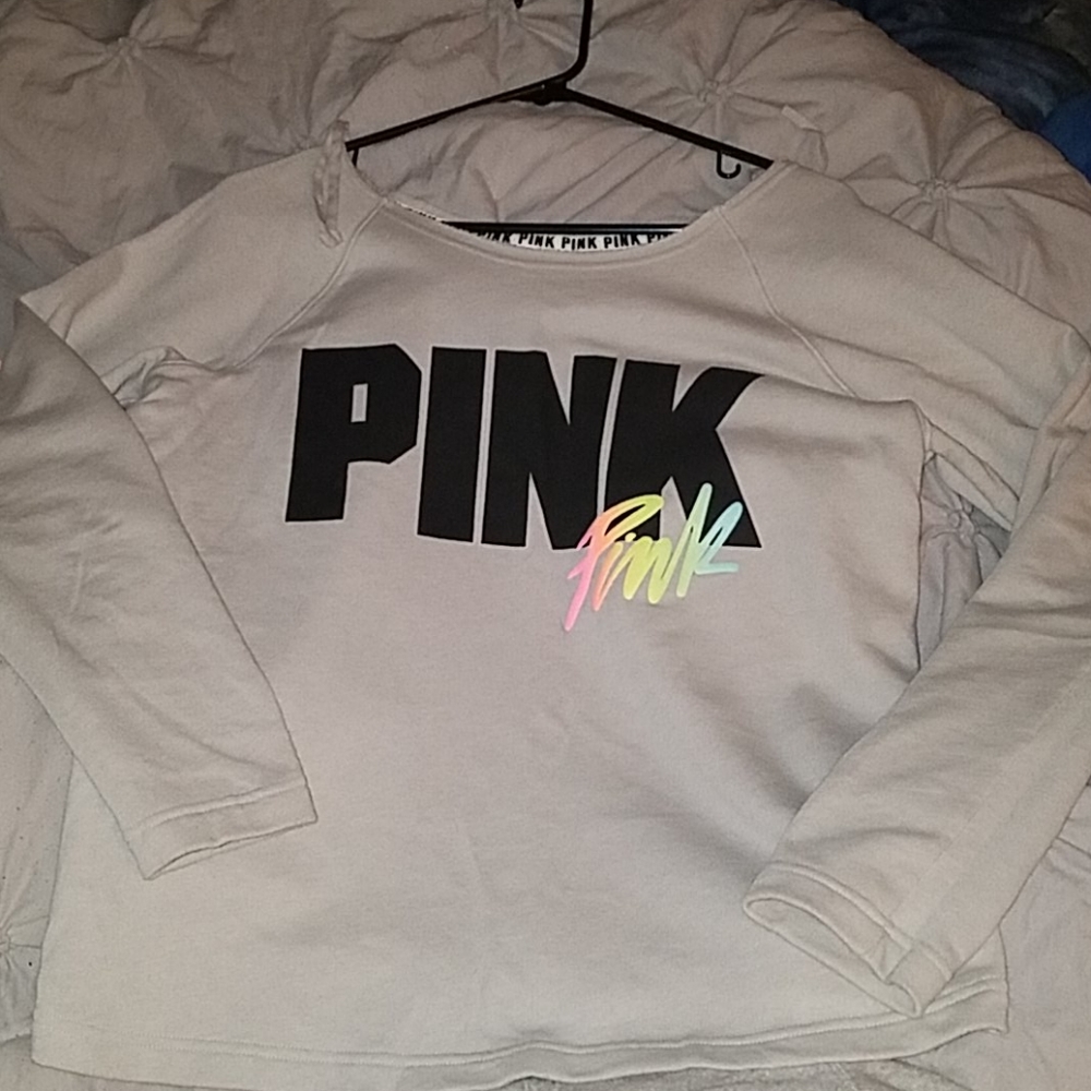 Pink Victoria's Secret sweatshirt